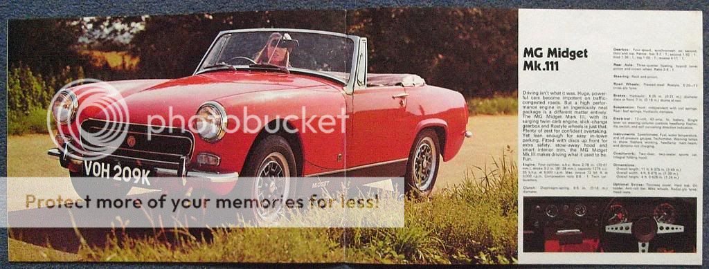 Mg midget brochure something And mg midget brochure topic Yes